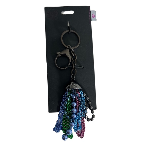 Lola & Grace Swarovski Marci Gras Bag Charm - Picture 2 of 11